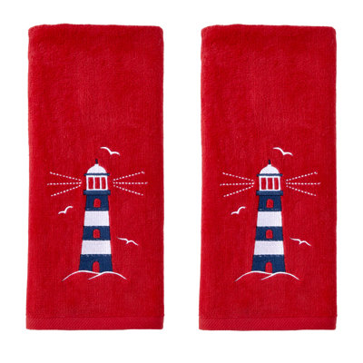 LIGHTHOUSE EMB HAND-RED
