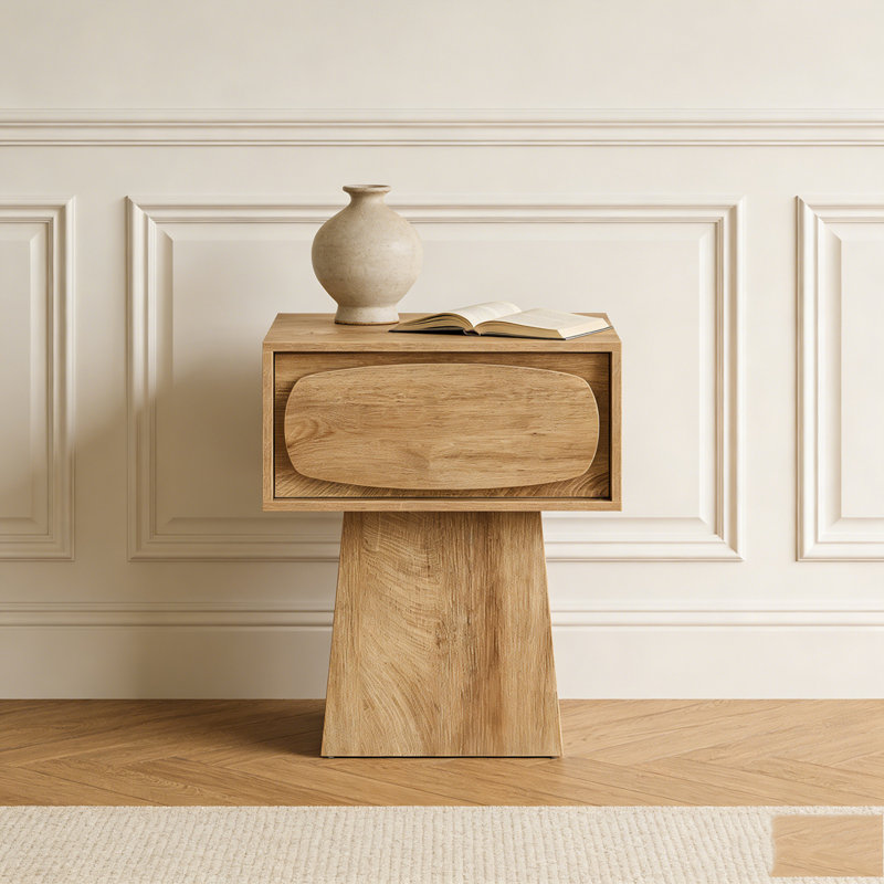 Small Side Table with Storage Drawer