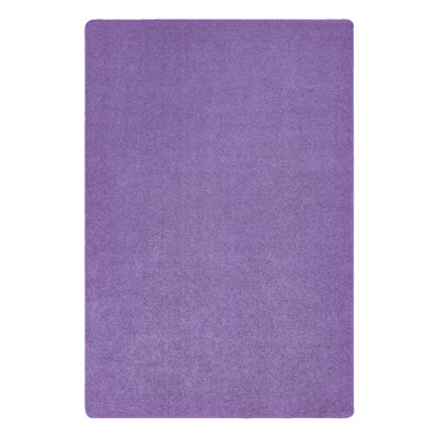 Tapis mauve à motif de lilas touffetés doux KIDpli