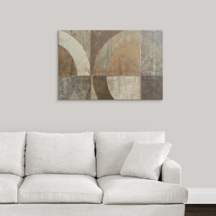 " Circular Sculpture ", 24" H x 36" W x 1.5" D, Canvas