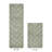 Annaclara Premium 100% Cotton 1990 GSM 2-Piece Tufted Chevron Bath Rug Set with Non-Slip Spray Latex Backing, OEKO-TEX® Certified, Super Absorbent and Machine Washable, Dark Sage-71048578-122444781
