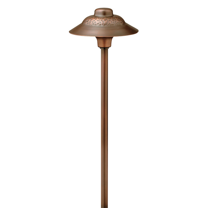 Essence Olde Copper LED Pathway Light with Frosted Shield