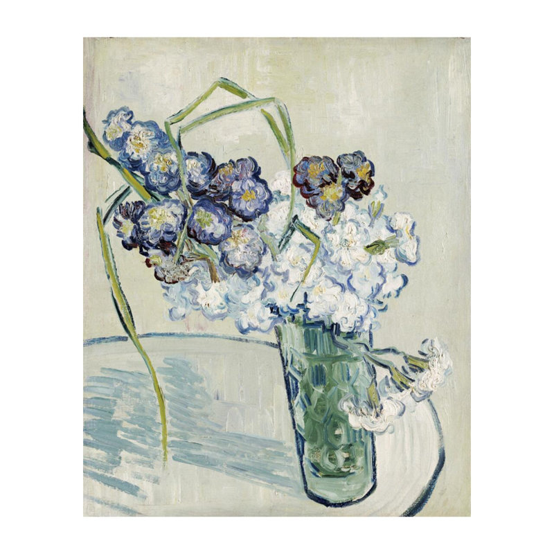 «Still Life Vase of Carnations» par Vincent van Gogh - Estampe numérique, H 20 po x l 16 po
