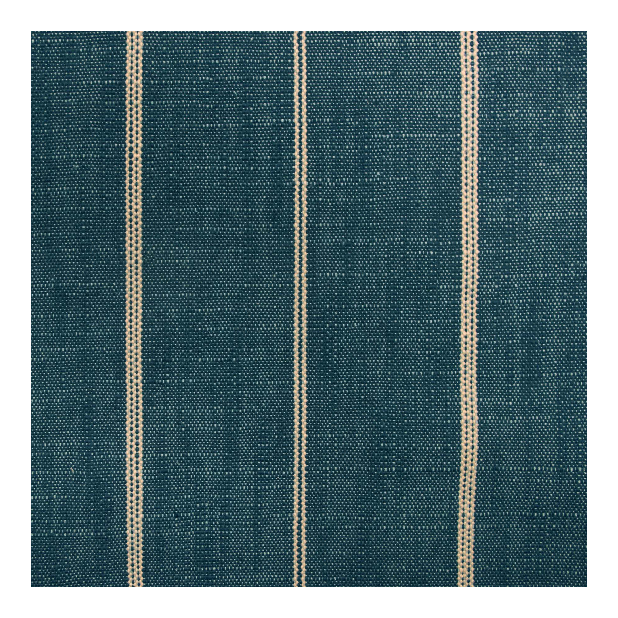 Jebb Upholstered Storage Ottoman, Fritz Indigo Stripe