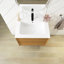 Meuble-lavabo mural 24 po avec lavabo en céramique