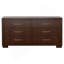 Commode 6 tiroirs Polk Cappuccino