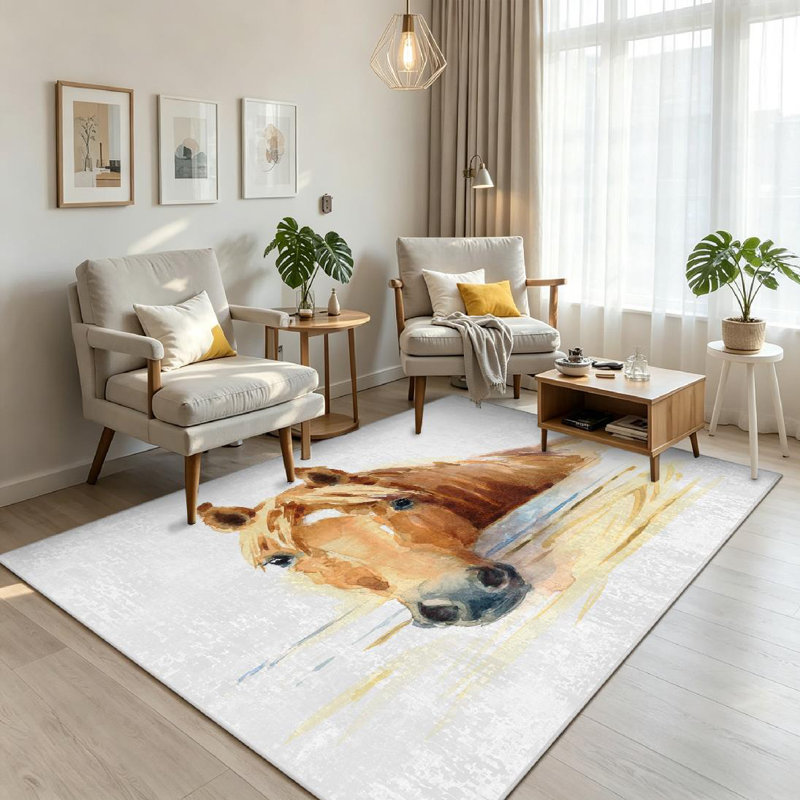 Magnifique tapis d'intérieur rouge et rouge, Rectangle 71" x 98"