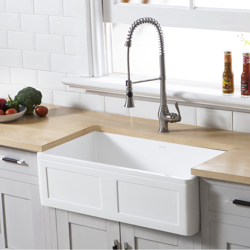 Arcticstone Single Bowl 33" L x 18" W Farmhouse Kitchen Sink
