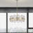 Kadience 6 - Light 18.1" Brushed Champagne Silver Crystal Novelty Chandelier