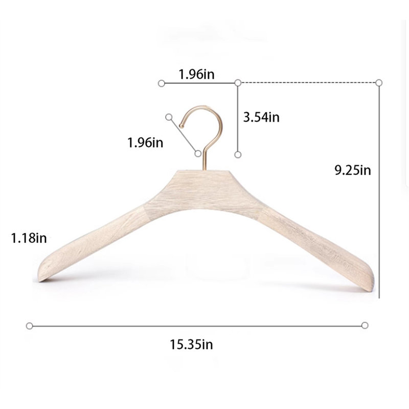 Ladygrace Solid Wood Suit Hanger, 5