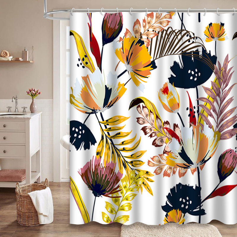 Rideau de douche Trendy Tropical Exotic Forest, L 72 po x l 84 po