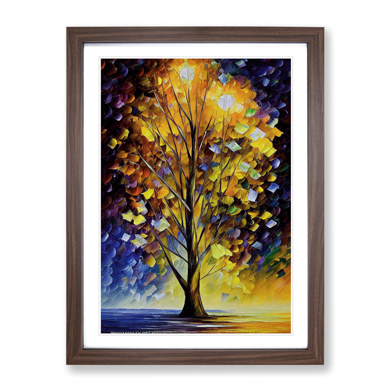 Portrait of a Tree No.5 - Framed Print, Walnut Framed, 46cm H x 34cm W x 2cm D