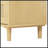 31.50"3-Drawers Rattan Storage Cabinet Rattan Drawer