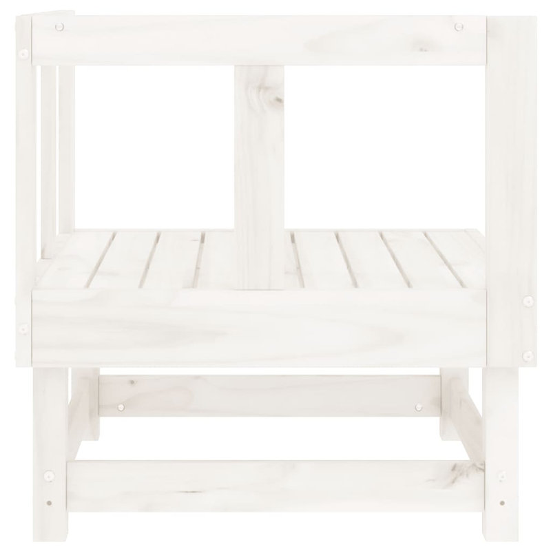 Canapé d'angle Ophelia & Co., Gris anthracite, Blanc, 1