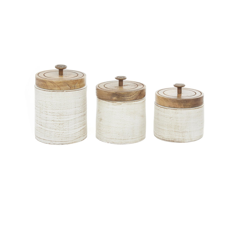 Terracotta Canister - Set of 3