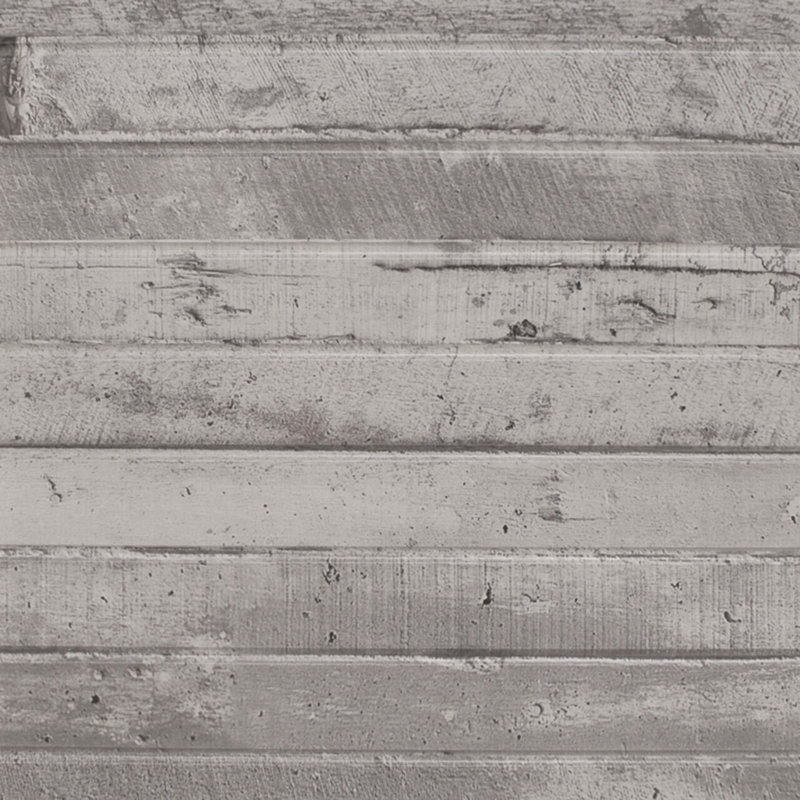 Gray Faux Wood Plank Textured PVC Ceiling Tile 24'' x 24''