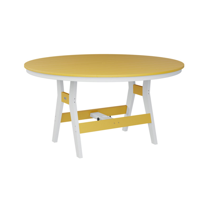 Table de bar berlinoise berlinoise Berlin, H 38,87 po x l 60 po x P 60 po, Jaune soleil levant