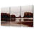 Chocolate Ocean Rocks Canvas 3 Panel Set-1360869528