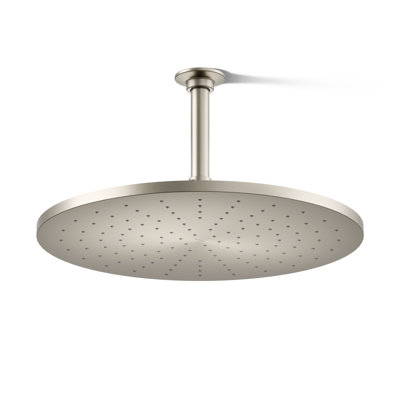 Contemporary Round 14" Rainhead with Katalyst Air-Induction Spray, 2.5 Gpm