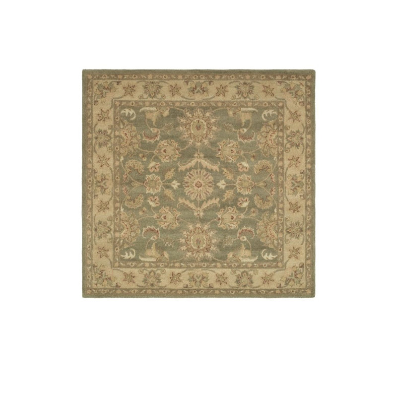Dunbar Hand Tufted Wool Oriental Rug, Square 8'