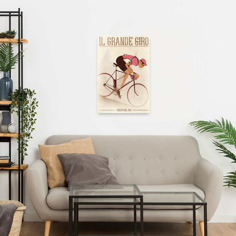 Art mural rétro rétro classique, 24" H x 16" W