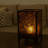 18" Brown Metal Floor Candle Holder