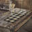 Black Check Runner 12x36-95765158