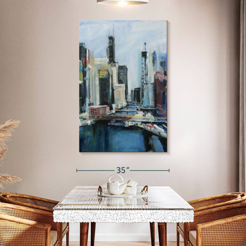 Sireci River View, 51" H x 34" W
