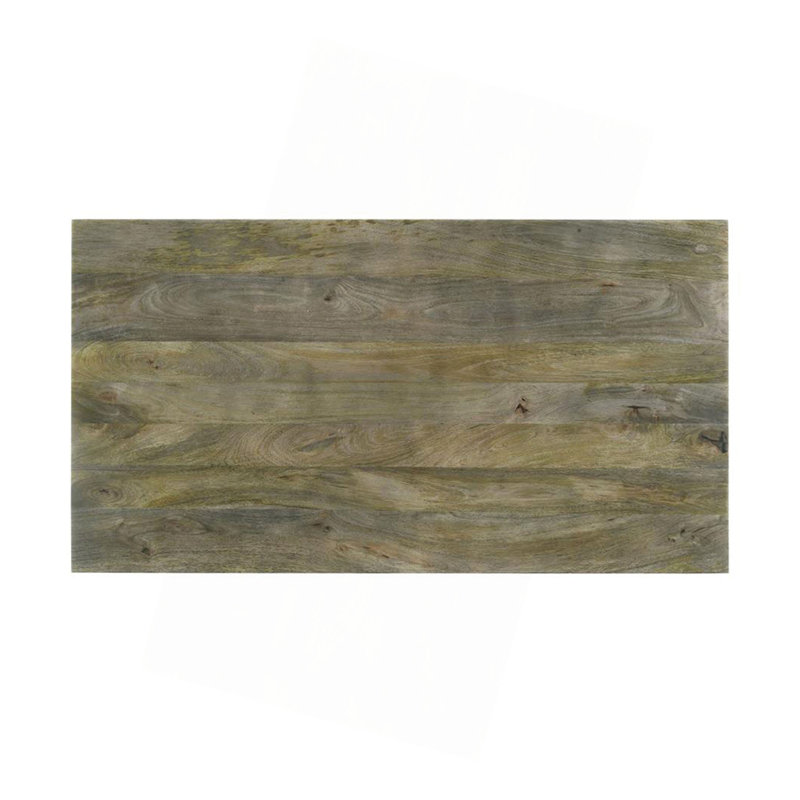 Rectangular Solid Wood Coffee Table, Mango Brown
