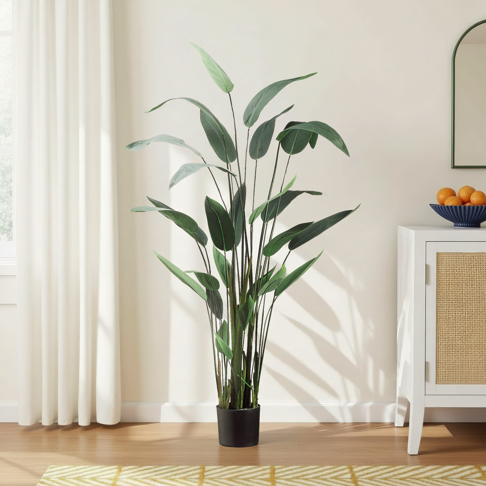 Elspeth 5.5' Faux Water Canna in Liner