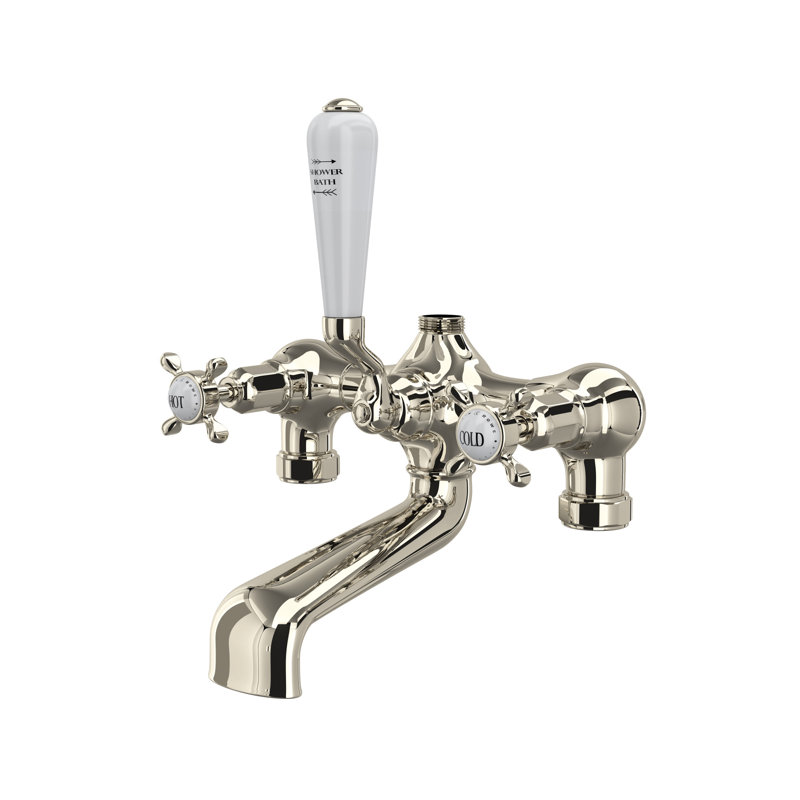 Edwardian™ Deck Mounted Tub Spout, Polished Nickel