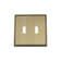 Egg and Dart 2-Gang Toggle Light Switch Wall Plate