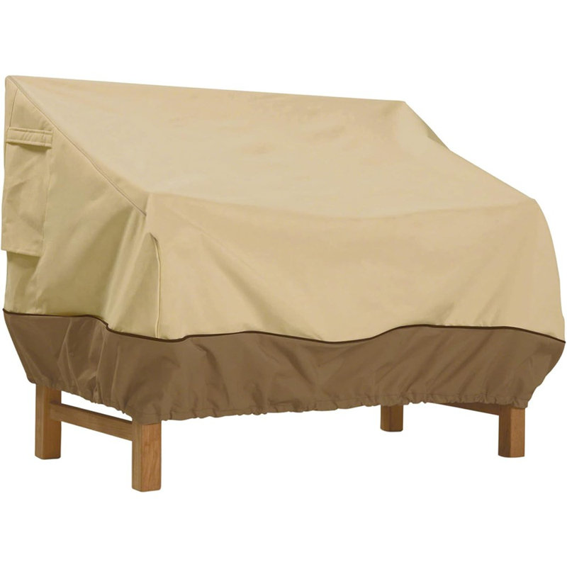 Banc de patio 50 pouces résistant à l'eau