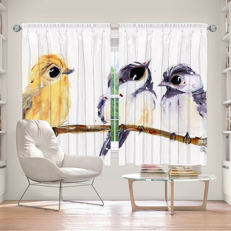 Rideau simple obscurcissant avec passe-tringle Delaughter, L 56 po x L 78 po