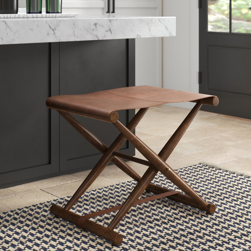 Philo Solid Wood Accent Stool