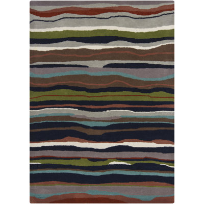 Wool Striped Indoor Rug
