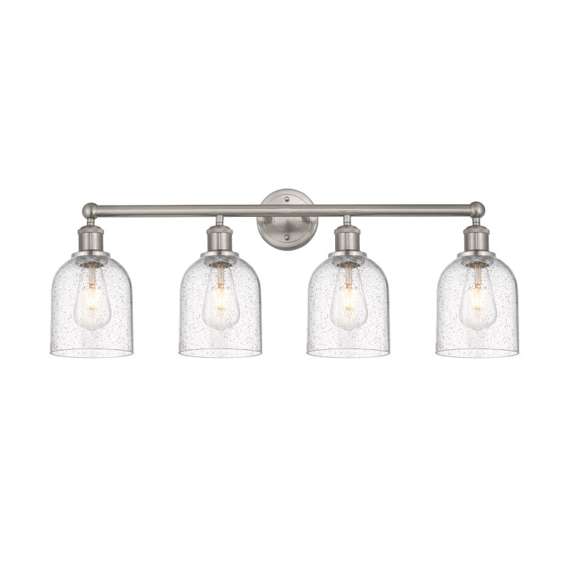Odaniel 4 - Light Dimmable Vanity Light, Seedy, Brushed Satin Nickel