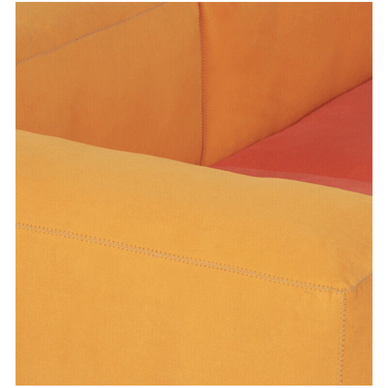 Latitude Run® Mag 2 Seater Sofa H a y Mags  , Orange