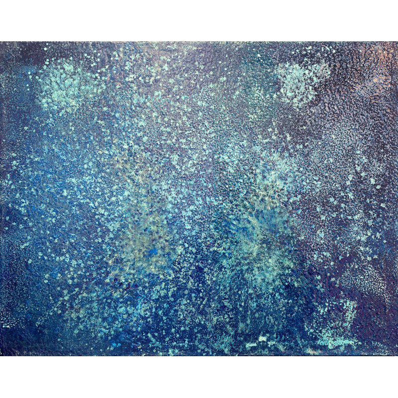 Into The Blue Print, 36" H x 48" W