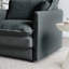 Chaise d'appoint (2 pièces), revêtement en chenille grise, bois massif, fauteuils de salon avec coussin coussiné 2, revêtement, structure en bois, taie décorative confortable