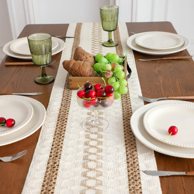 Chemin de table Boho Macrame