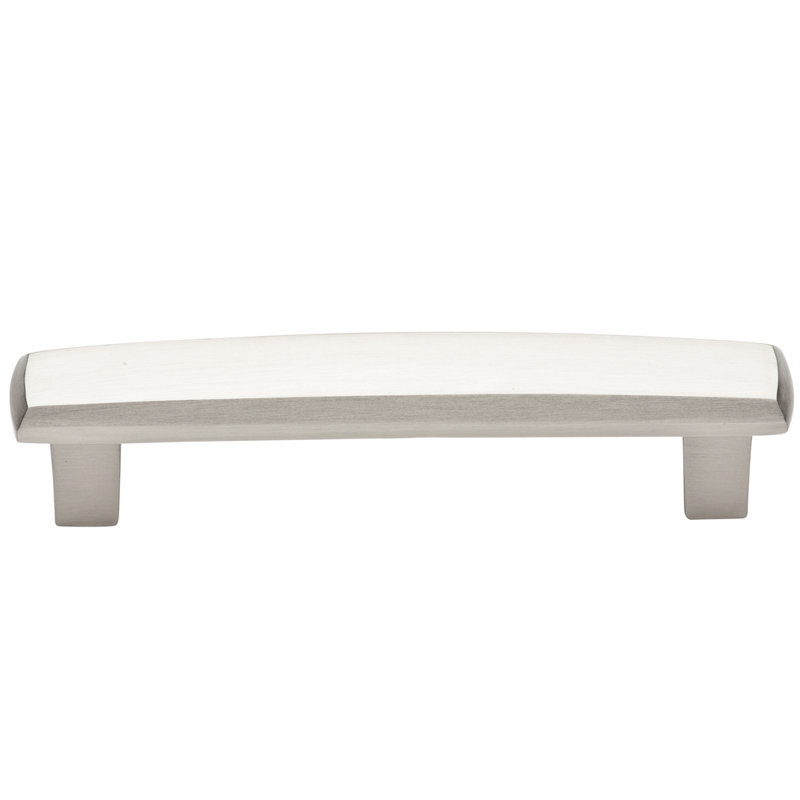 Satin Nickel 4" Center to Center Bar Pull with Mounting Hardware