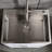 24In Stainless Steel Wash Sink With Silence Pads - Silver Brushed Strong Faucet 0.945" Outlet