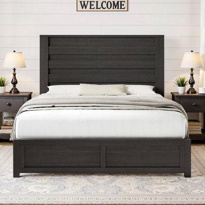 Louby 49" Farmhouse Platform Bed by Ebern Designs