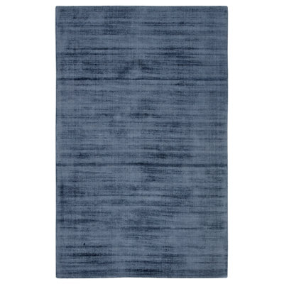 Tapis bleu tissé à la main Wetherell