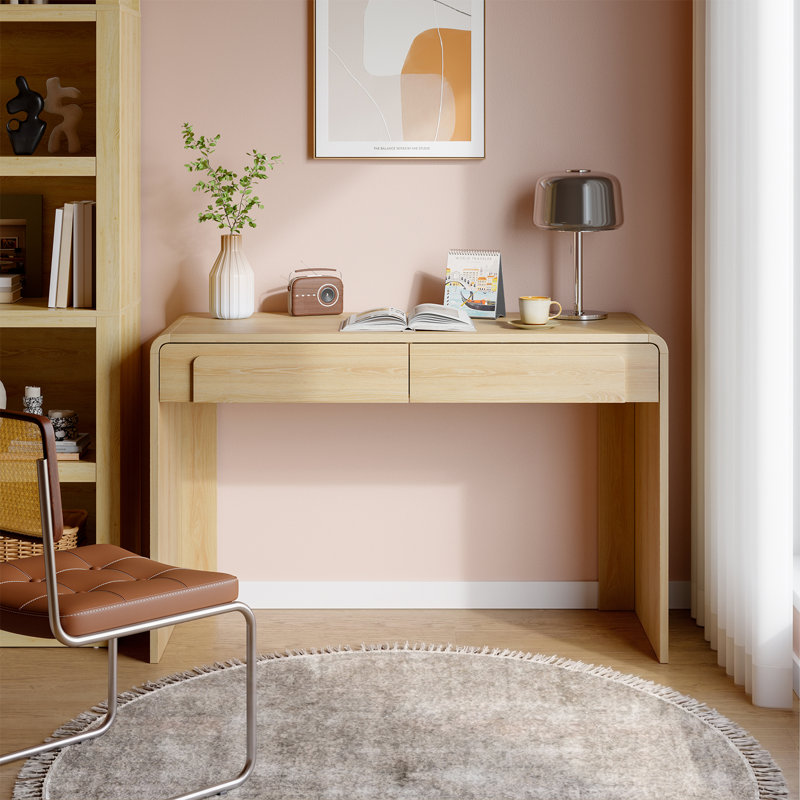 Bureau d'ordinateur, Brun