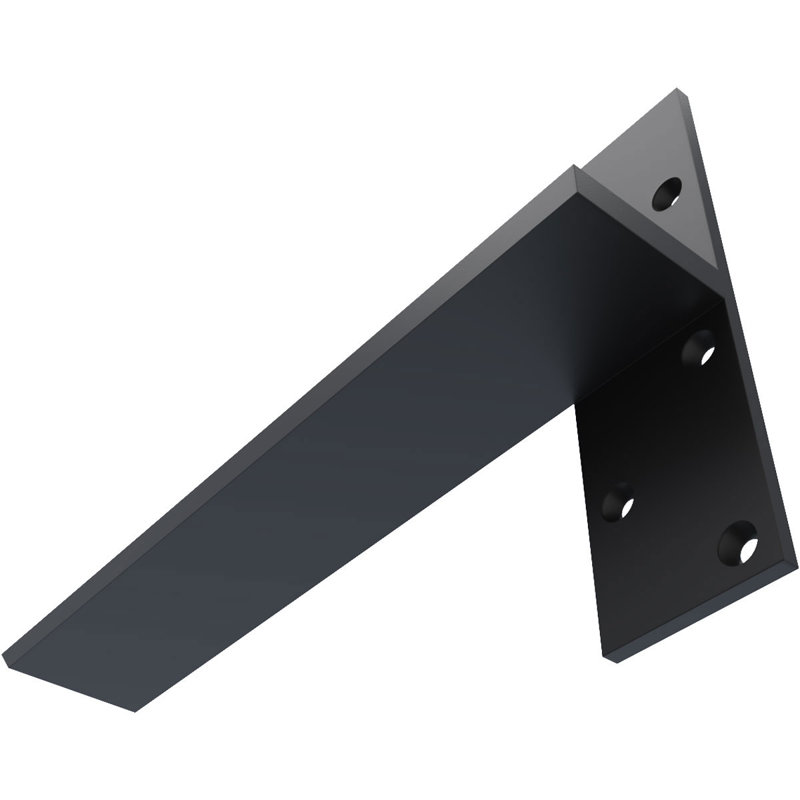 Fixation murale flottante en acier robuste, H 14 po x l 8 po x P 2,5 po
