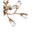 Crystal Bud Semi Flush Mount