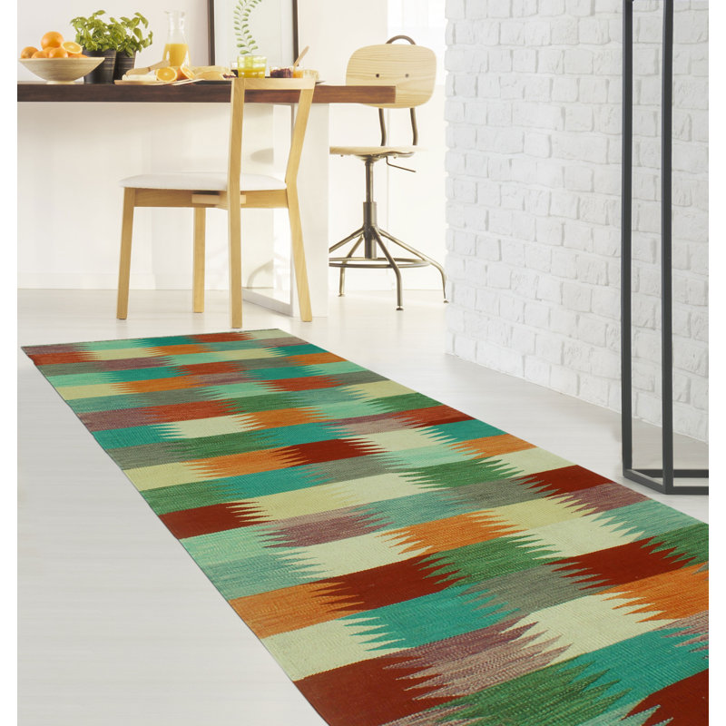 Bouttier Wool Striped Indoor Rug