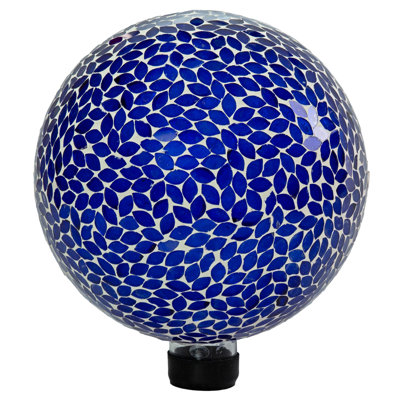 Globe terrestre en verre 10 pouces pour jardin ou cour - Lavande
